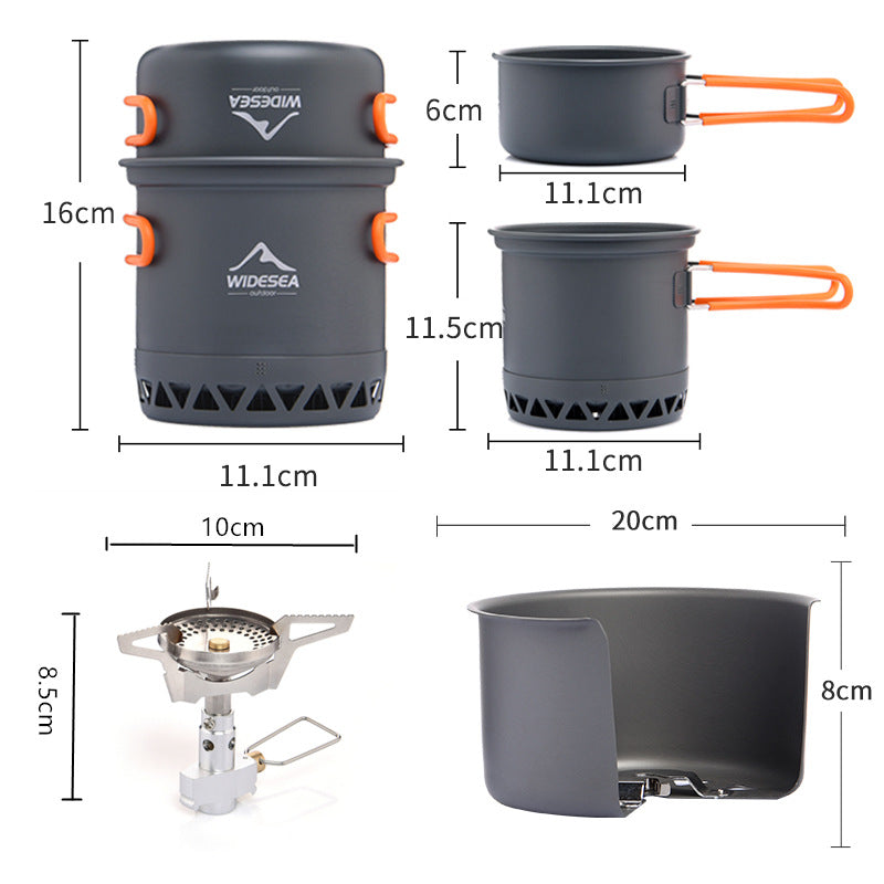 Elevate Your Outdoor Cooking Experience with Our Camping Cookware Set